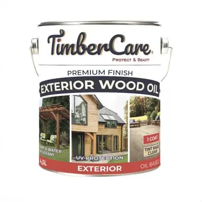 Масла и лаки для дерева TimberCare масло защитное для наружных работ timbercare exterior wood oil (прозрачный), 4.5 л