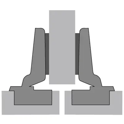 Петли мебельные Hettich (Германия) петля hettich intermat полунакладная 110°, без доводчика