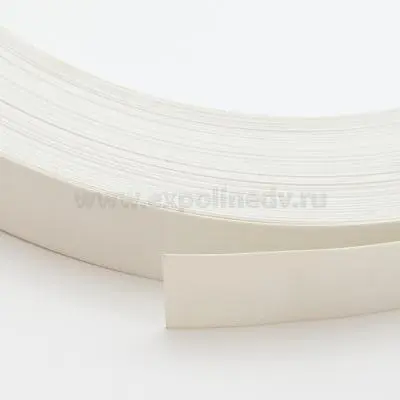 Кромка ПВХ / ABS кромка, белый гладкий  (1, 19мм)
