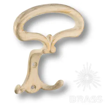 Крючки мебельные Brass 15.719.00.20 крючок мебельный, слоновая кость с позолотой