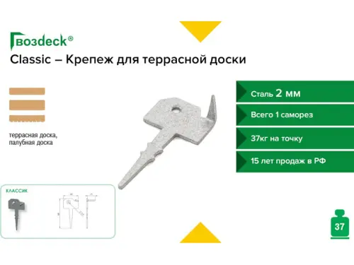 Крепёж для дерева Гвоздэк крепеж гвоздэк классик, тд цинк (150 шт/уп.)