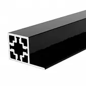 Каркасная система CADRO профиль с бортиком для прикручивания панели 16мм изнутри, 3м, черный, cadro