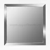 Зеркало плитка плитка зеркальная "квадрат", 200*200*4 мм с фацетом 12 мм