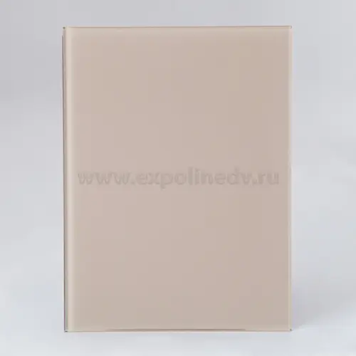 Стекло интерьерное AGC  стекло lacobel light brown, 4мм (1605*2550) (продажа кратно 0,5 листа)