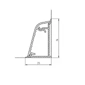 Бортики для столешниц 113, 118, TwinC, Mini plus, Generics бортик для столешницы twinc spring wood, 4,2 м