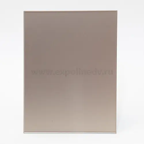 Стекло интерьерное AGC  стекло matelac silver bronze, 4мм (1605*2550)
