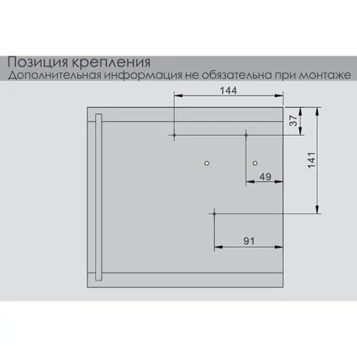 Подъемники поворотные подъемник dtc top stay sq new (250-500мм), индекс 1600-3600, белый