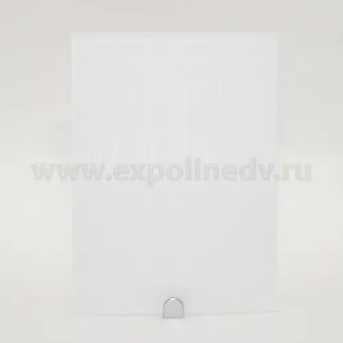Стекло интерьерное Китай стекло окрашенное "нойс" белое, 4мм (1830*2440) с плёнкой