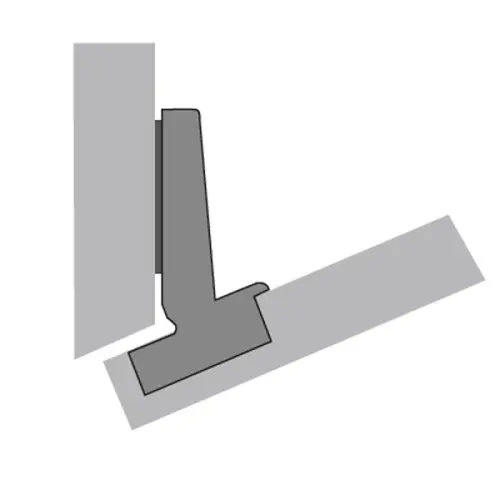 Петли мебельные Hettich (Германия) петля hettich intermat -30°, без доводчика