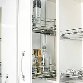 Кухонные корзины, бутылочницы бутылочница в базу 150 мм chianti с доводчиком, левая