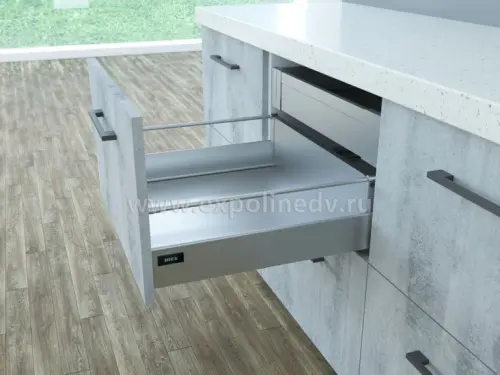 Ящики Samsung IREX комплект ящика samsung irex, c доводчиком, nl-450*136мм (1 рейлинг), серый