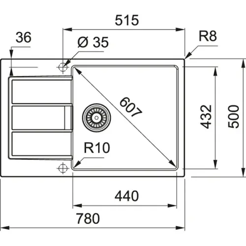 Мойки Tectonite мойка кухонная franke sirius модель s2d 611-78 xl/500 оникс