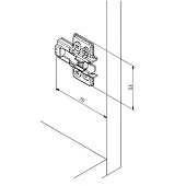 Петли мебельные Samsung IREX (Корея) петля samsung irex вкладная 110°, с доводчиком, с мп (еврошурупы 2шт) new