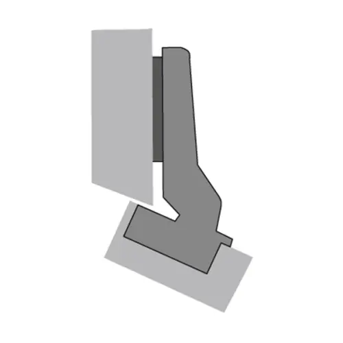 Петли мебельные Hettich (Германия) петля hettic intermat 30°, без доводчика
