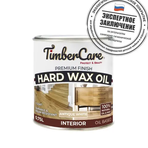 Масла и лаки для дерева TimberCare масло защитное с твердым воском timbercare hard wax oil цвет: темный дуб, 0,175 л