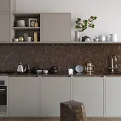 Заказные Фасадные панели Möbius Slotex grey beige 1046/8 бекинг белый, плита slotex mobius дсп 3000х1215х18 мм