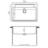 Мойки Polygran мойка кухонная polygran модель argo 760 серый