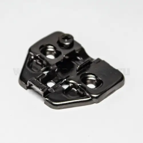 Петли мебельные DTC монтажная планка dtc pivot-star, h=0мм, snap-on 3d,черная